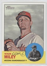 2012 Topps Heritage High Numbers Wade Miley #H584 s7f