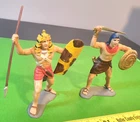 NICE PAIR OF VINTAGE GOLDMARX 6" EGYPTIAN SOLDIERS........