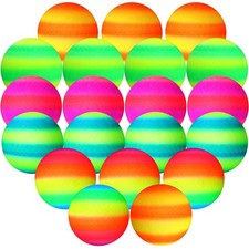 20 Pcs Playground Balls 6 Inches Dodgeball Kick for Kids Adults Colorful Infl...