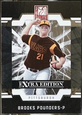 2009 Donruss Elite Extra Edition #19 Brooks Pounders Baseball EX