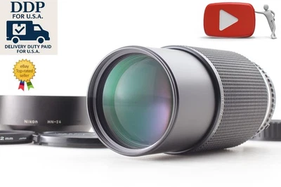 avec capot HN-24 [NEUF] objectif Nikon Ai-s Ais Series E Zoom 70-210 mm f4 MF... - Photo 1/4