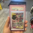 Pokemon 2019 Unified Minds Mewtwo & Mew GX TAG TEAM Holo 71/236 PSA 10