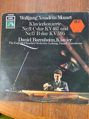 Wolfgang Amadeus Mozart / Daniel Barenboim Konzert Für Klavier Und