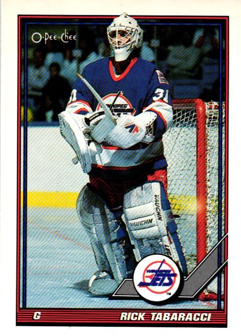 1991-92 O-Pee-Chee #375 Rick Tabaracci