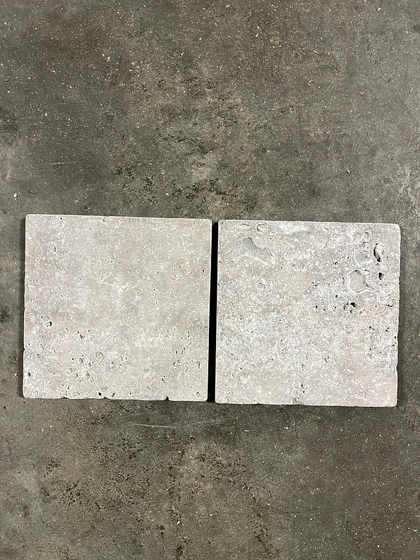 Piedra remodeladora Noce 6x6 borde travertino baño pared cocina (40 azulejos) T-118 Foto 2 de 4