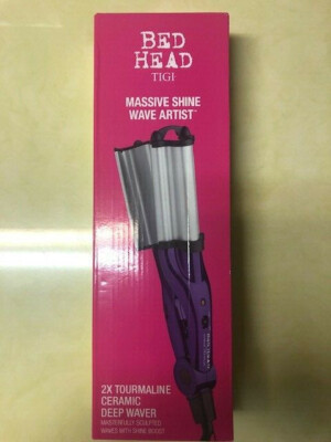 Bed Head Wave Artist Ceramic Technology Deep Hair Waver for Beachy Waves, Purple