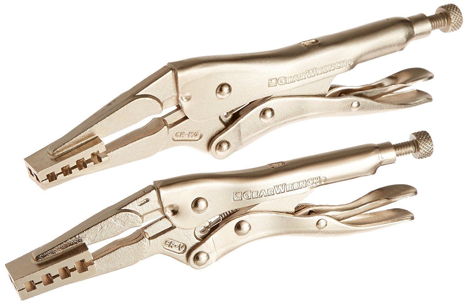 Gearwrench 82060 2 Piece Locking Hose Clamp Pliers Set 7" & 9"