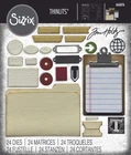 Tim Holtz "VAULT NOTEWORTHY" 666876 Sizzix Thinlits Cutting Dies 2025