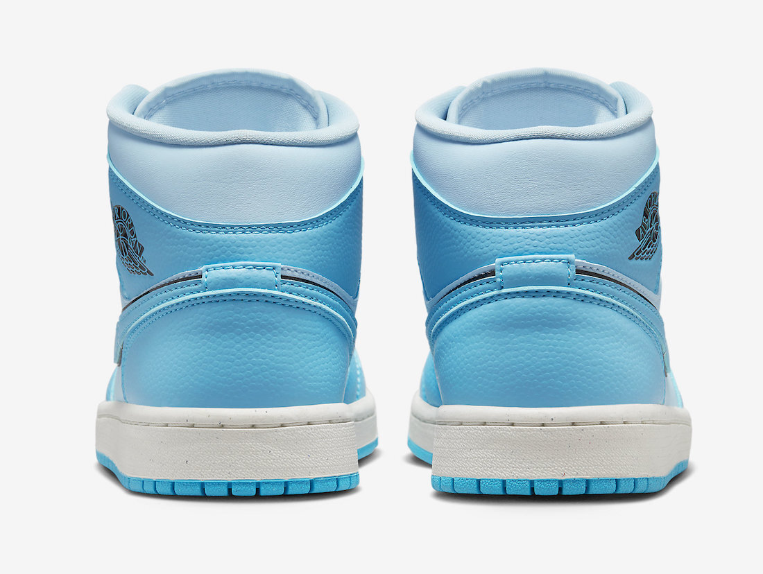Nike Air Jordan 1 DV1302-400 青/白 10 Nike Women's Air Jordan 1 Mid SE Shoes 