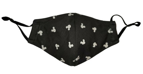 2 Pack - Mickey Head Dot Toss Print handmade facemasks - Picture 3 of 4