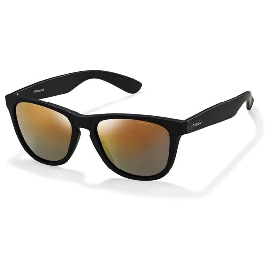 Occhiali da sole da uomo con lenti in nero polarizzate Polaroid