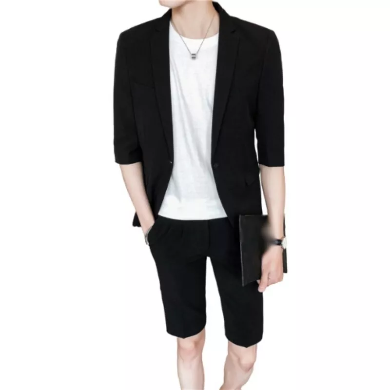 Mens short sleeve clearance blazer