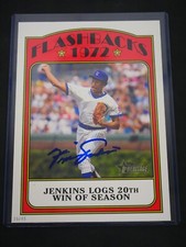 FERGIE JENKINS 2021 TOPPS HERITAGE 72 FLASHBACK BOXLOADER /49 SIGNED BECKETT COA