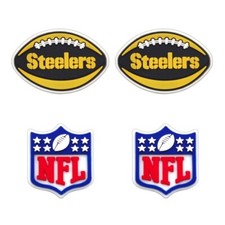 NFL Pittsburgh Steelers Football Team For Crocs Shoe Charms Jibbitz - 4 pieces