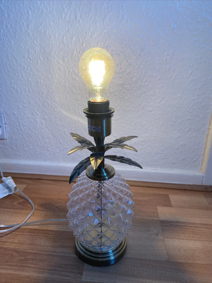 Table Lamp No Shade Beautiful Light 34cm Tall X Base 12cm