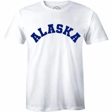 Alaska State Shirt Athletic Wear USA T Novelty Gift Short Sleeve Tee Collegiate