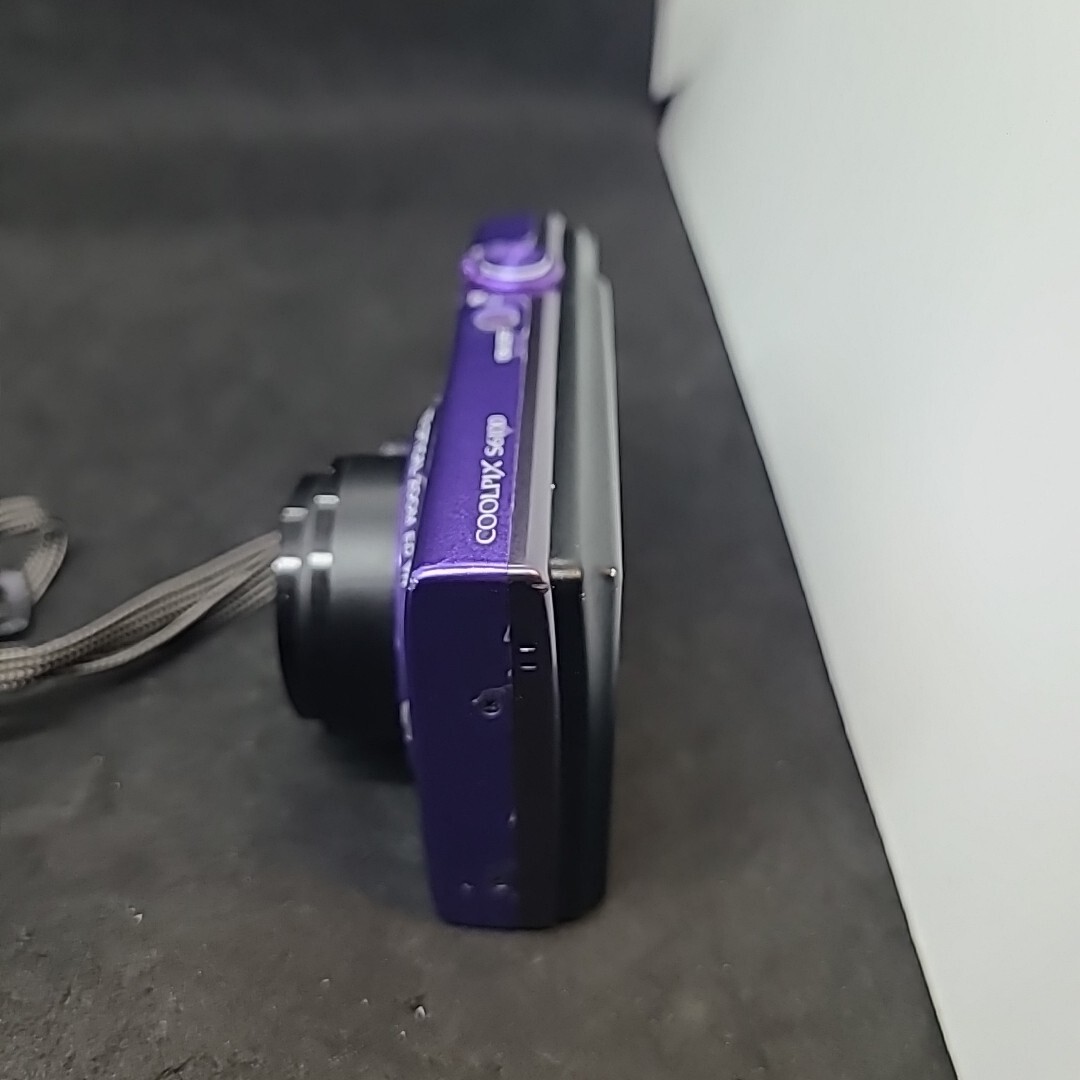 Nikon COOLPIX S6100 16.0MP Digital Camera Purple With Battery