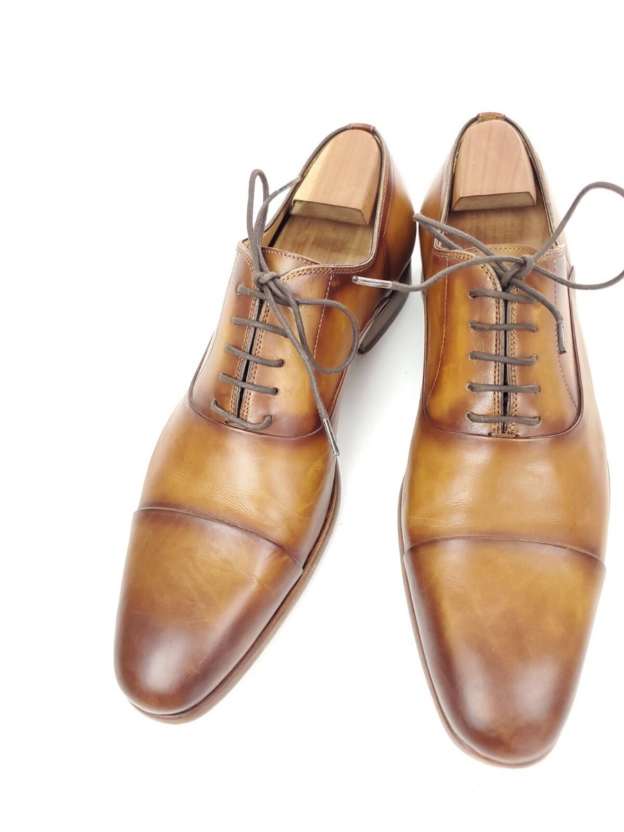 Magnanni Segovia Curri Brown Cap Toe Lace Up Oxford Shoes Sz 8M US 23192 Burnish Magnanni | Shoes | Magnanni Segovia Curri Cap Toe Lace Up 8m  main image 4