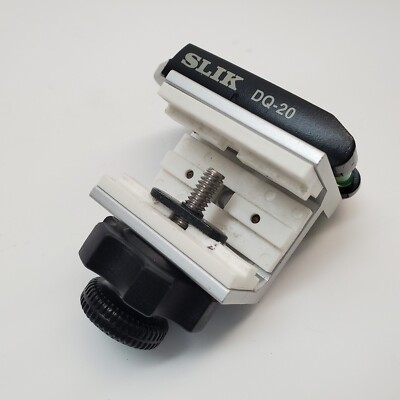 SLIK DQ-20 Quick Release Adapter w/ Aluminum Clamp Mount   Tripod Accessory