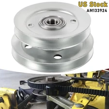 AM133924 Double Deck Drive Belt Tightener Pulley for John Deere 48In & 54In Deck