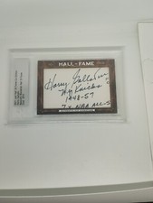 HARRY GALLATIN Hall Of Fame Cut Edition 2021 LEAF New York Knicks Auto 