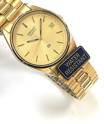 Vintage Seiko Jubilee S2 Quartz Date Gold Tone DUMMY Watch Vintage Seiko Jubilee S2 Quartz Date Gold Tone DUMMY Watch