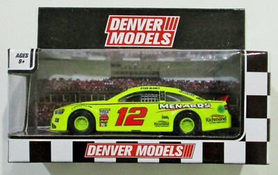 Ryan blaney 2018 1:43 #12 menards ford fusion denver diecast