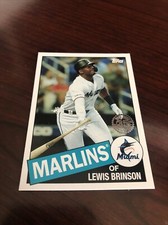 2020 Topps Update Lewis Brinson 1985 35th Anniversary #85TB-50 Marlins *Mint*