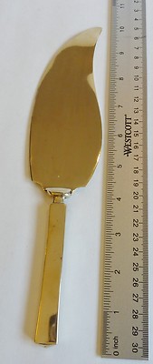 Dirigold Dirilyte BP Goldware Empress Flatware Ice Cream Pie Cake Slicer Server