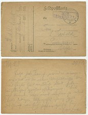 36249 - Feldpostkarte, gelaufen 31.1.1917 nach Pirmasens