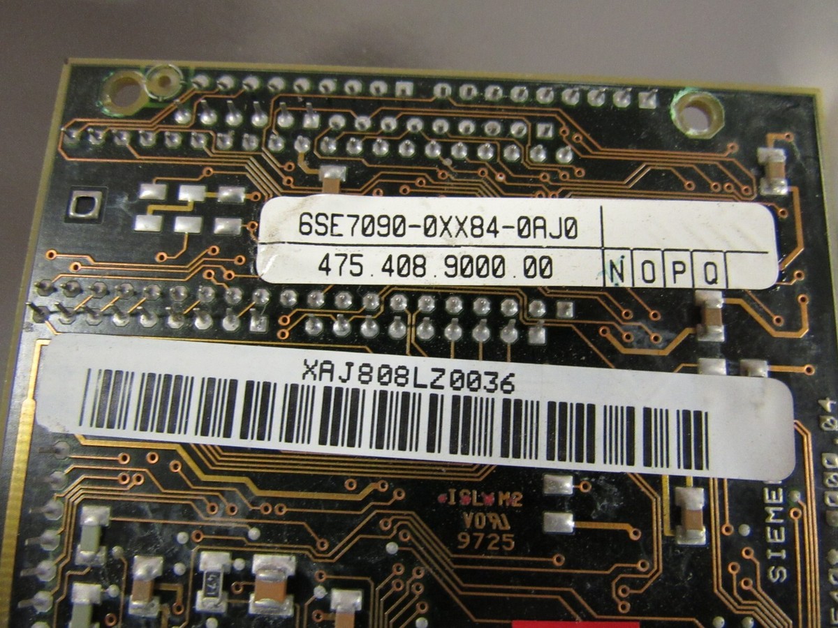 SEIMENS 6SE7090-0XX84-0AJ0 SIMOVERT AC DRIVE OPTION BOARD**XLNT