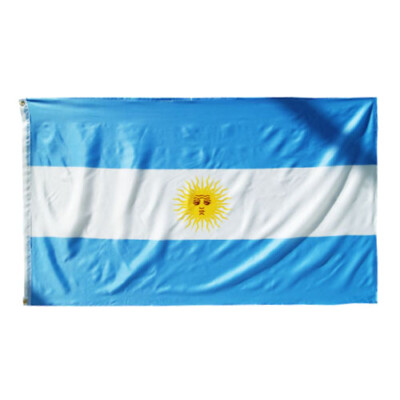 Fahne Argentinien 90x150 cm mit Ösen