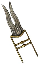 Hand Crafted In India Rajput Katar Tiger Knife Dagger With Sheath #K2F1