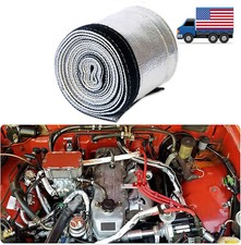 Metal Heat Shield Sleeve Insulated Wire Hose Cover Wrap Loom Tube 12 Id X 3m