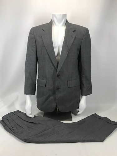 Hart Schaffner Marx Heritage Plus Gray Wool Suit Set 38R USA Made