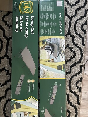 New 2X USDA Forest Service Camping Cot, Gray 78.7'' x 40.9'' x 17.5''
