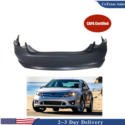For 2010 2011 2012 Ford Fusion Primed CAPA Rear Bumper Cover FO1100649