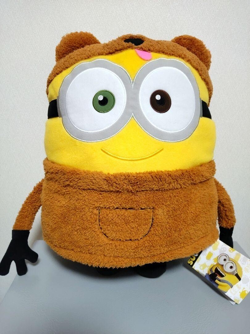 RARE Minions Bob Large Big Plush doll Tim style ver. 2024 RARE Minions Bob Large Big Plush doll Tim style ver. 2024