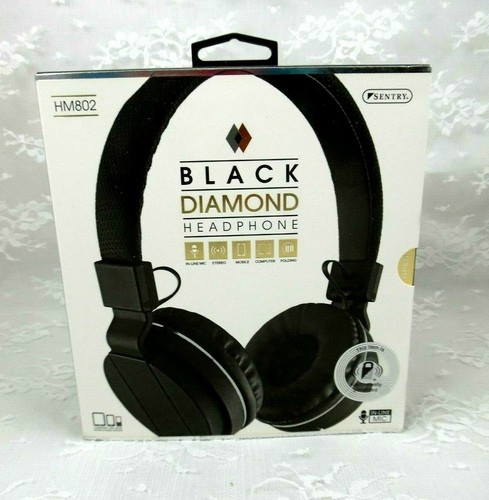 Sentry Black Diamond Headphones HM802 
