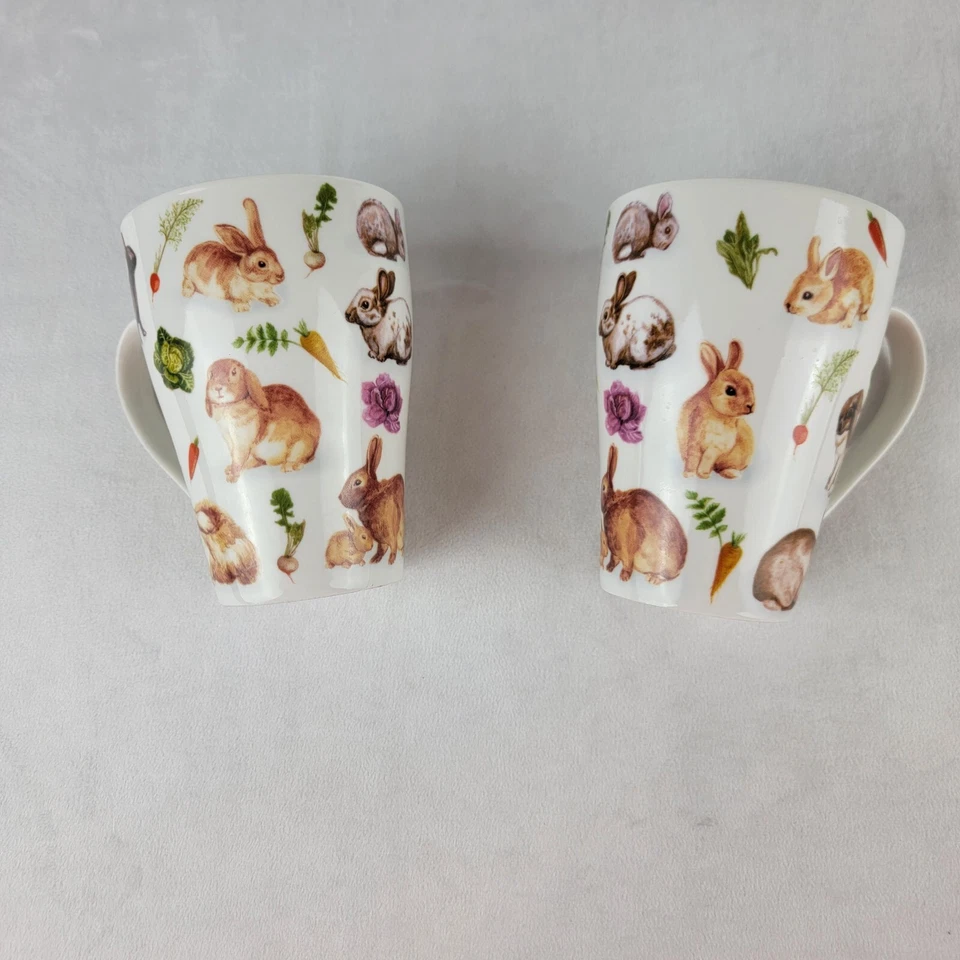 Run Rabbit Run Mugs Paul Cardew Easter Spring Peter Cotton tail Tea Coffee Bunny - Image 2 of 4