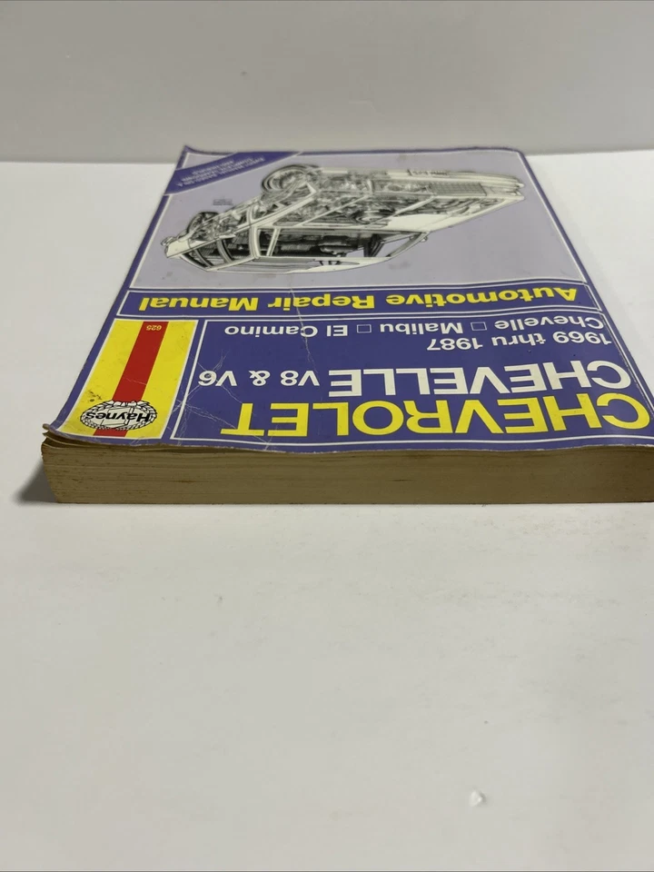 VTG Haynes Repair Manual 625 Chevrolet Chevelle Malibu El Camino FREE SHIP US/CA - Image 4 of 4