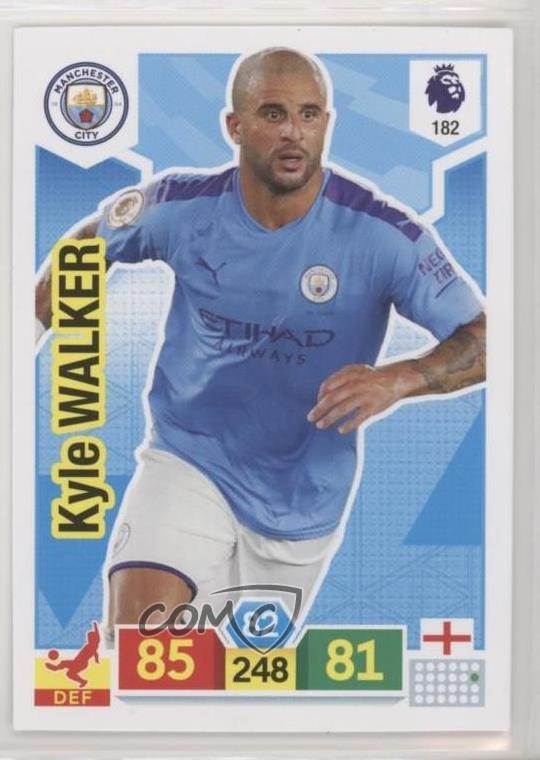 2019-20 Panini Adrenalyn XL English Premier League Kyle Walker #182 00eu
