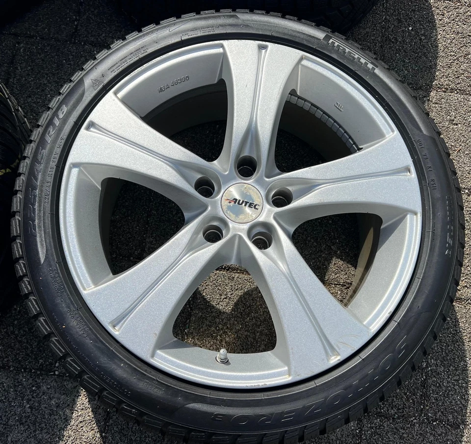 4 ALU 18" WINTERRÄDER BMW 3ER REIHE F30 F31 X1 E84 4ER REIHE F32 F33 225/45R18 - Bild 3 von 4