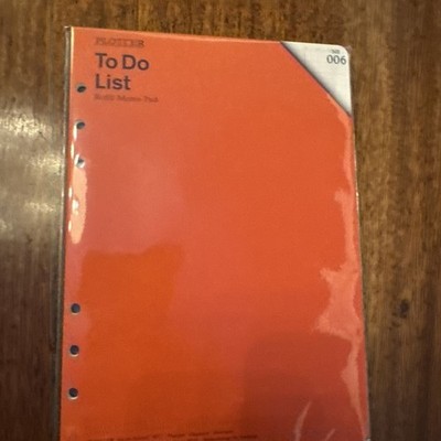 Japan NEU A5 Plotter ToDo Liste Memo Block Nachfüllsystem Notizbuch 77716