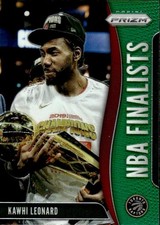2019-20 Panini Prizm #1 Kawhi Leonard NBA Finalists Green