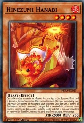 Hinezumi Hanabi - PHRA-EN029 - Common - 1st Edition NM Yugioh Phantom Rage - PHR