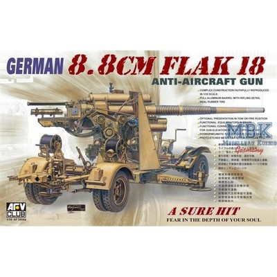 AFV Club AFV35088 8,8cm Flak18 Anti Aircraft Gun