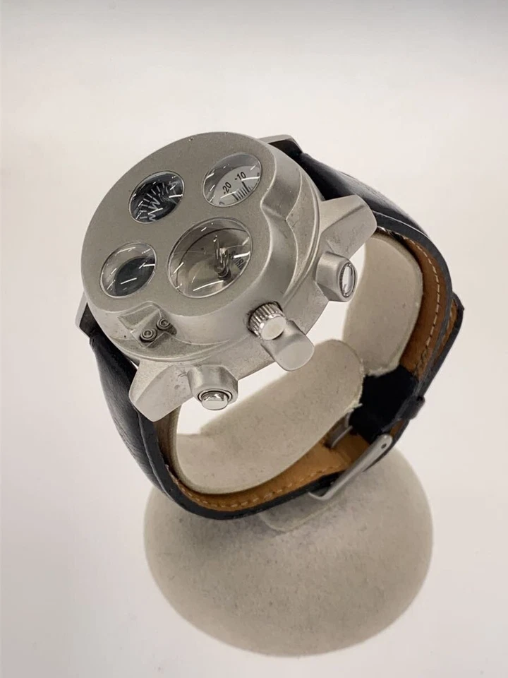 STORM Reloj Analógico Cuarzo Cuero Plateado Elegante Moderno Excelente JAPÓN Foto 2 de 4