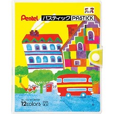 Pentel Crayon color Pentel Pastick GC1-12D 12color 12 colors