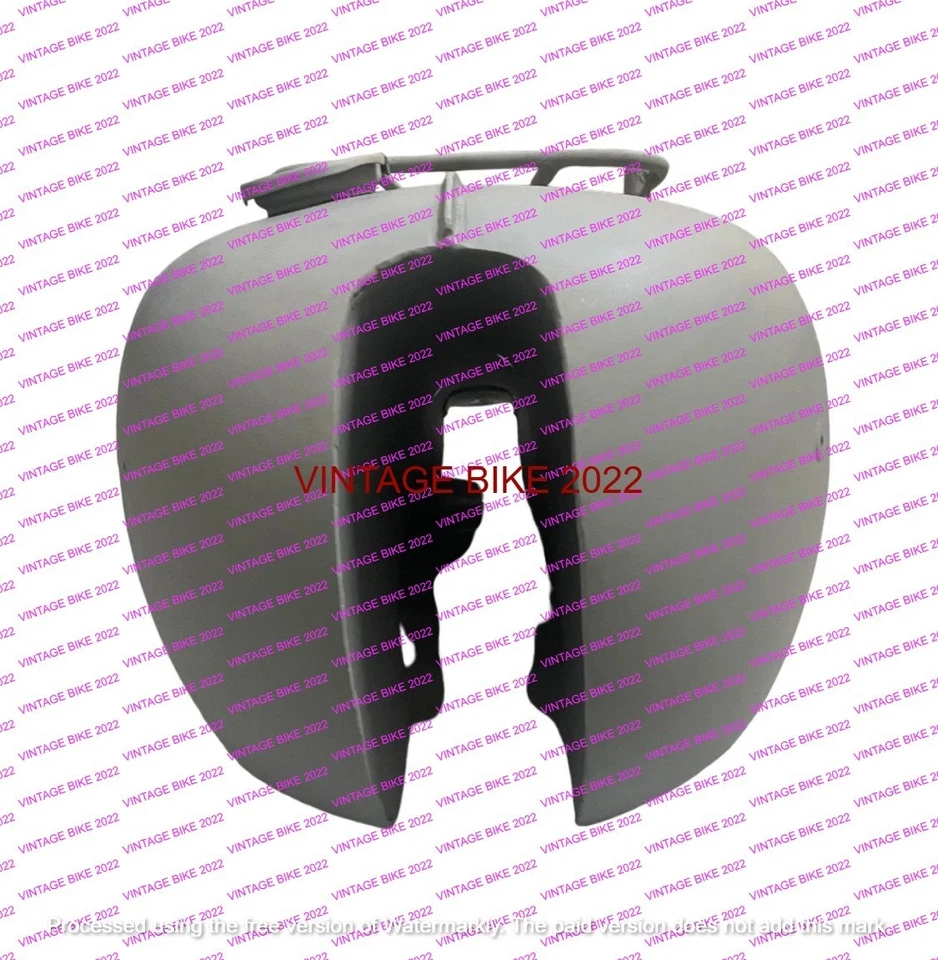 Triumph T120 Bonneville 3.5 Gallon Raw Petrol Tank + Parcel Rack/FIT FOR - Image 4 of 4